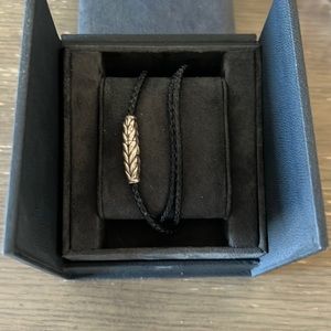 Authentic David yurman leather wrap bracelet